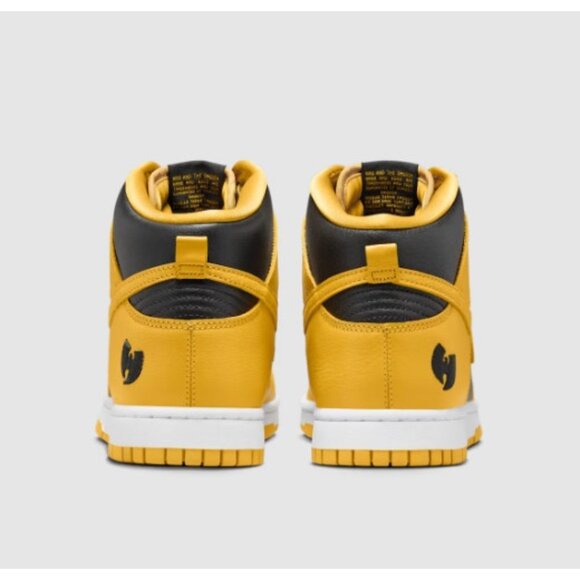NIKE DUNK HI WU-TANG CLAN HJ4320-001 Yellow Black Men\'s Size 8 NEW main image 8